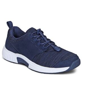 Women’s Orthofeet Navy Athletic Shoes 8.5